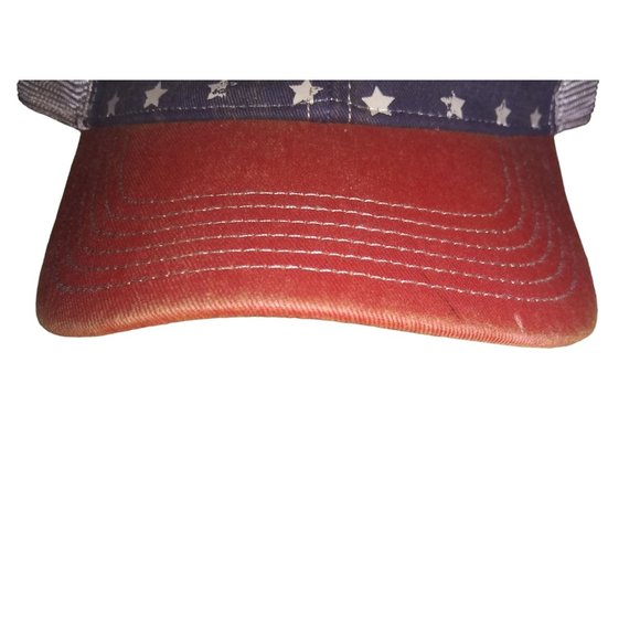 Legacy Nine LIne Merica Mesh Trucker Hat American Flag Snapback Adjustable Cap - Picture 6 of 9